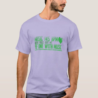 var en med skjortan för musik t tee shirt