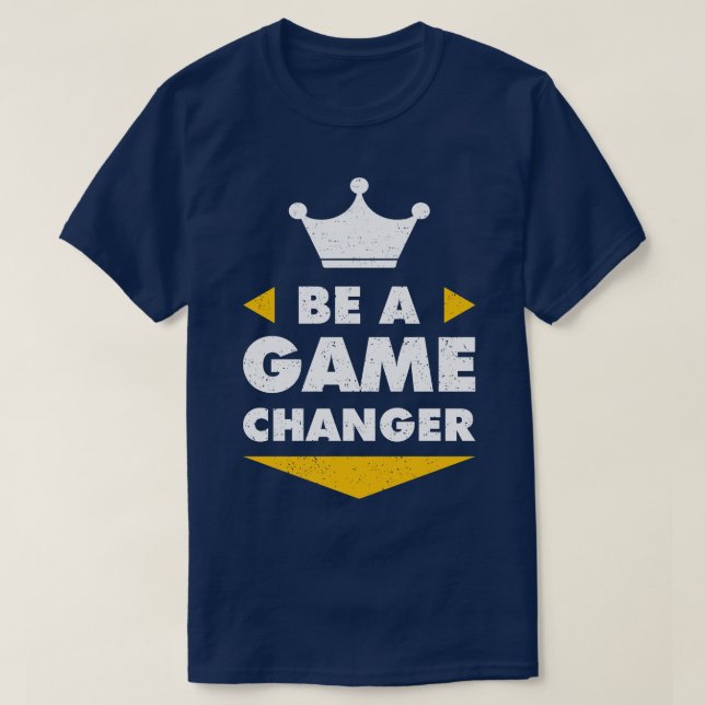 Var en positiv inspirationskälla för spelväxlarens t shirt (Design framsida)