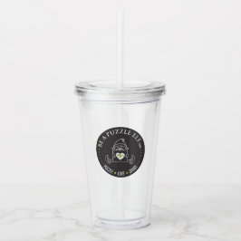 Var en Pusselälva — Vattenflaska /Termoskopp Take Away Mugg