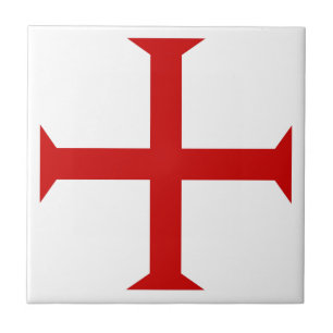 Var en riddare Templar! Kakelplatta
