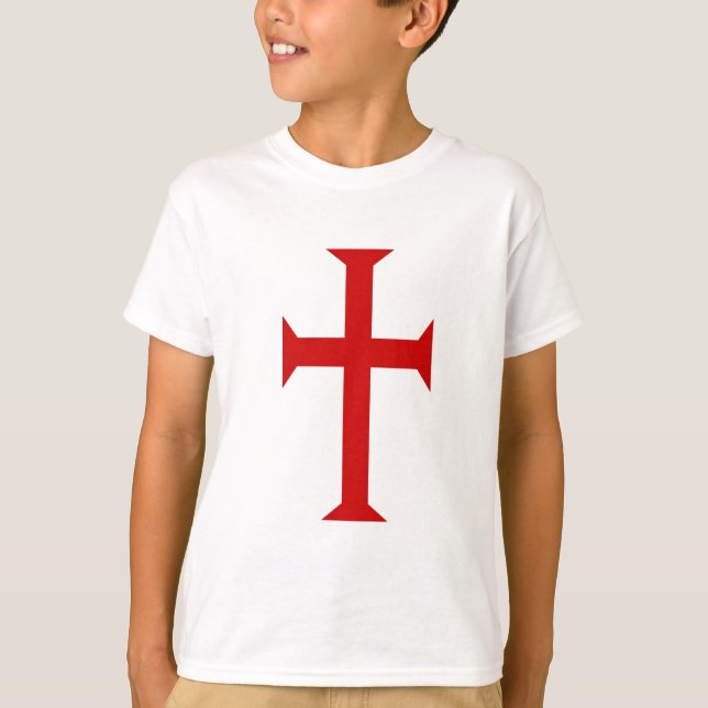 Var en riddare Templar! T Shirt (Framsida)