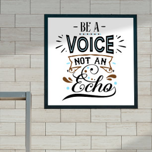 Var en röstinspirerande Poster