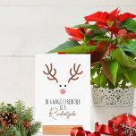 Var en Rudolph Print- och Wood Holder<br><div class="desc">Med en boho-estetik är den här söta "Bli en Rudolph"-bordspressen och trähållaren en perfekt som komplement till din bohemiska juldekoration i stil. Med nedsmutsade neutraltens jordtoner och text som lyder: "I en ren värld blir renen ett Rudolph", lägger roligten till ett tryck av stollig till din helgdag-dekoration. Det här visuella...</div>