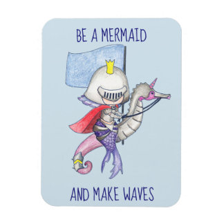 Var en Sjöjungfru och gör Vinkara/ Sjöjungfru Knig Magnet