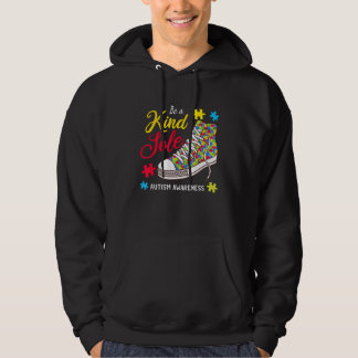 Var en slags Autism Awareness Puzzle Shoes är Ki Hoodie