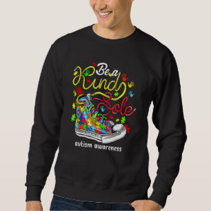 Var en slags Autism Awareness Puzzle Shoes är Ki Lång Ärmad Tröja