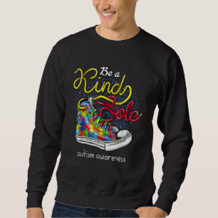 Var en slags Autism Awareness Puzzle Shoes är Ki Lång Ärmad Tröja