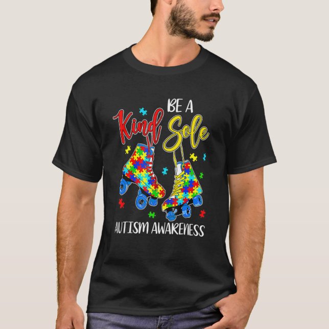 Var en slags Autism Awareness Puzzle Shoes är Ki T Shirt (Framsida)