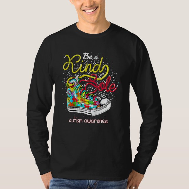 Var en slags Autism Awareness Puzzle Shoes är Ki T Shirt (Framsida)