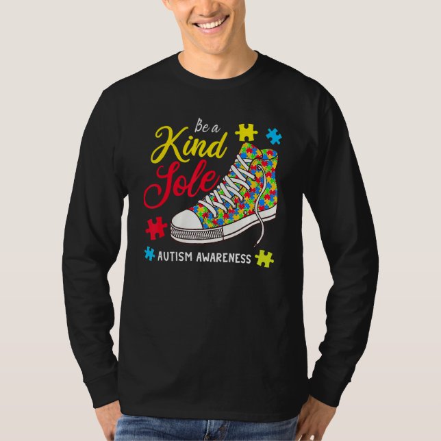Var en slags Autism Awareness Puzzle Shoes är Ki T Shirt (Framsida)