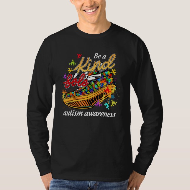 Var en slags Autism Awareness Puzzle Shoes är Ki T Shirt (Framsida)
