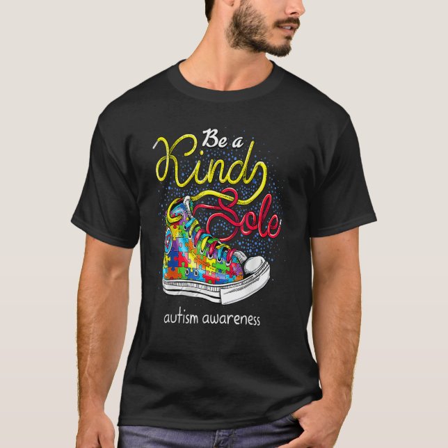 Var en slags Autism Awareness Puzzle Shoes är Ki T Shirt (Framsida)
