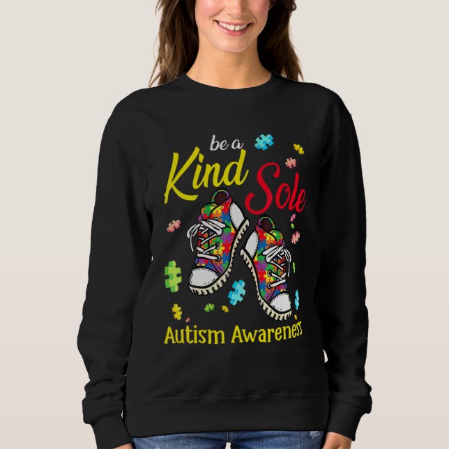 Var en slags Autism Awareness Puzzle Shoes är Ki T Shirt (Framsida)
