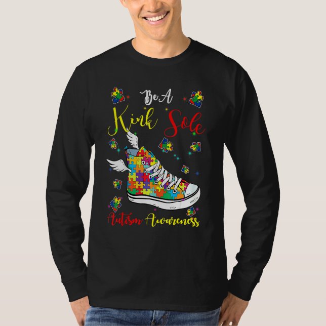 Var en slags Autism Awareness Puzzle Shoes är Ki T Shirt (Framsida)