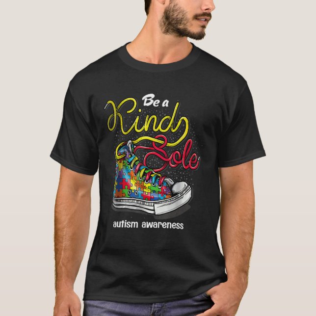 Var en slags Autism Awareness Puzzle Shoes Autis T Shirt (Framsida)