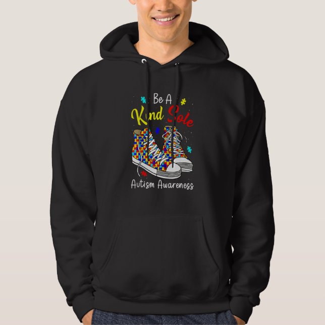 Var en slags Autism Awareness Puzzle Shole för Mo Hoodie (Framsida)