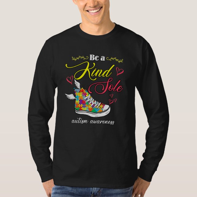 Var en slags Autism Awareness Shoes Puzzle Biet T Shirt (Framsida)