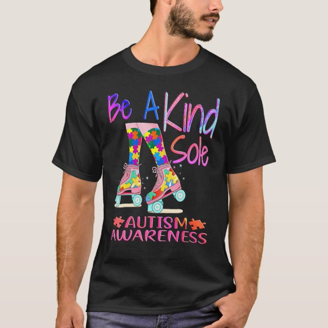 Var en slags ensamstående Autism Awareness Puzzle  T Shirt (Framsida)