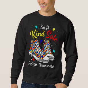 Var en slags ensamstående Autism Awareness Rainbow Lång Ärmad Tröja