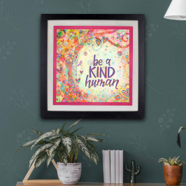 Var en slags inspirerande inspiration för människo poster