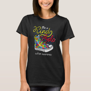 Var En Snäll Ensam Autism Medvetenhet Pussel Skor T Shirt