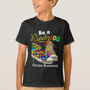 Var En Snäll Ensam Autism Medvetenhet Pussel Skor T Shirt