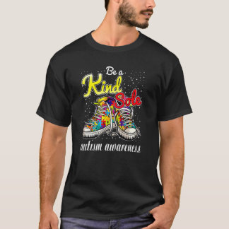 Var En Snäll Ensam Regnbåge Trendig Pusselsko Auti T Shirt