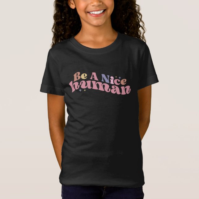 Var en trevlig människa t shirt (Framsida)