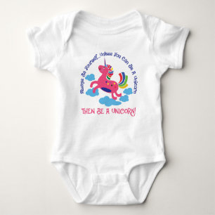 Var en Unicorn Baby Jersey Bodykostym Tee
