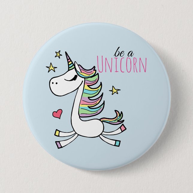 Var en Unicorn-knapp Knapp (Framsida)