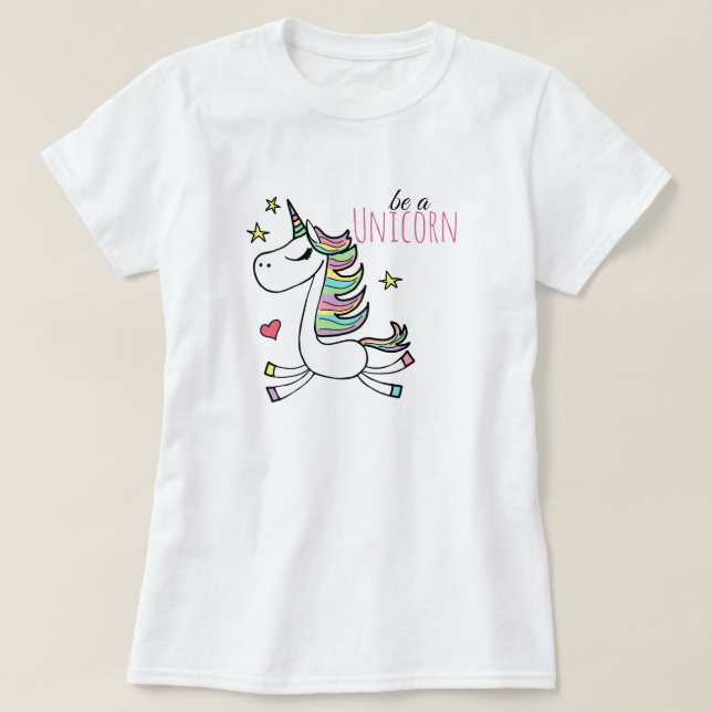 Var en Unicorn T-Shirt (Design framsida)