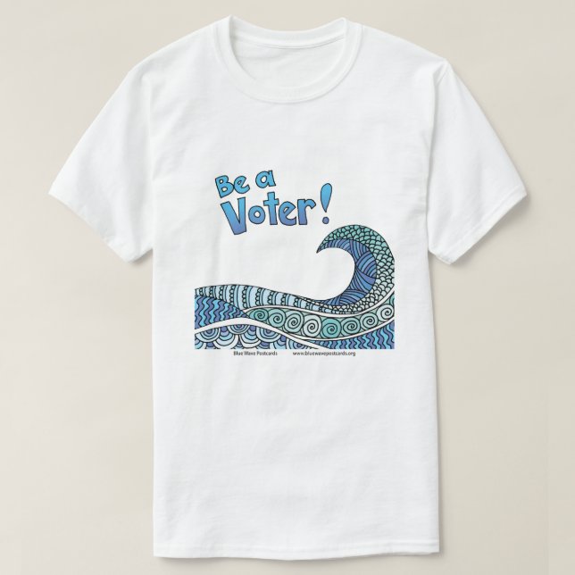 Var en väljare  t shirt (Design framsida)