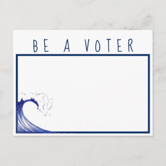 Var en väljare vykort