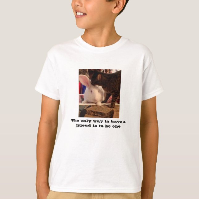 Var en vän t shirt (Framsida)