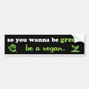 var en vegan bildekal