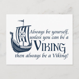 Var en viking! vykort