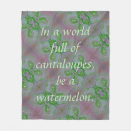 Var en Watermelon Fleece Blanket