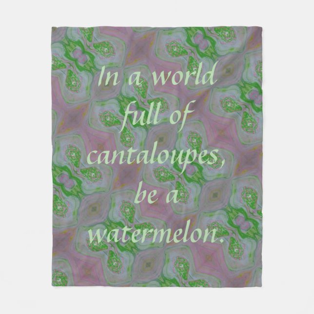 Var en Watermelon Fleece Blanket (Framsidan)
