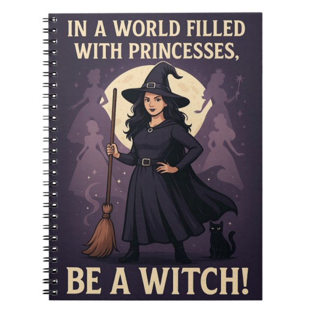 Var en Witch Spiral-fotodator Anteckningsbok (Framsidan)