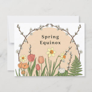 Vår Equinox Vykort