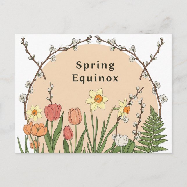 Vår Equinox Vykort (Framsida)