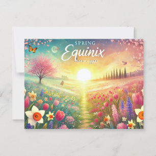 Vår Equinox Vykort