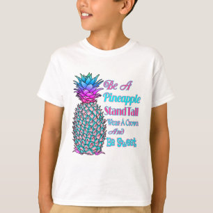 Var ett ananasställ Bäran om Krona Blommen T Shirt