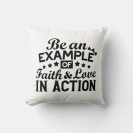 Var ett exempel på tro och Kärlek i handling Kudde
