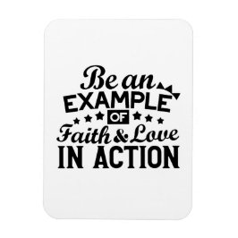 Var ett exempel på tro och Kärlek i handling Magnet