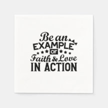 Var ett exempel på tro och Kärlek i handling