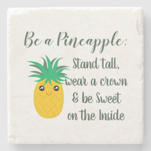 Var ett inspirera Motivational citationstecken fö Stenunderlägg