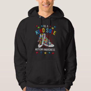 Var ett slags ensamstående cute Autism Awareness M Hoodie
