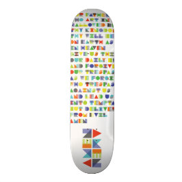 Vår Fader Skateboard! Mini Skateboard Bräda 18,5 Cm