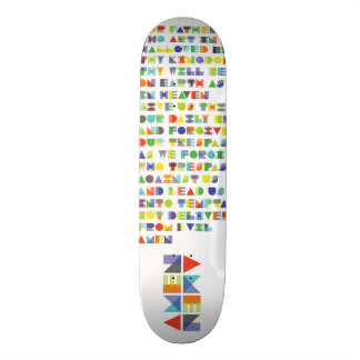 Vår Fader Skateboard! Mini Skateboard Bräda 18,5 Cm